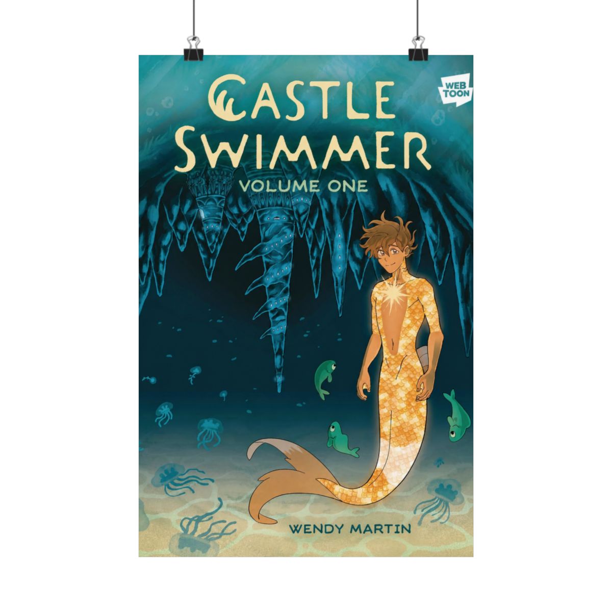 CASTLE SWIMMER GN VOL 01 Plus Bonus Artist Print - alternate angle 3, merchandise