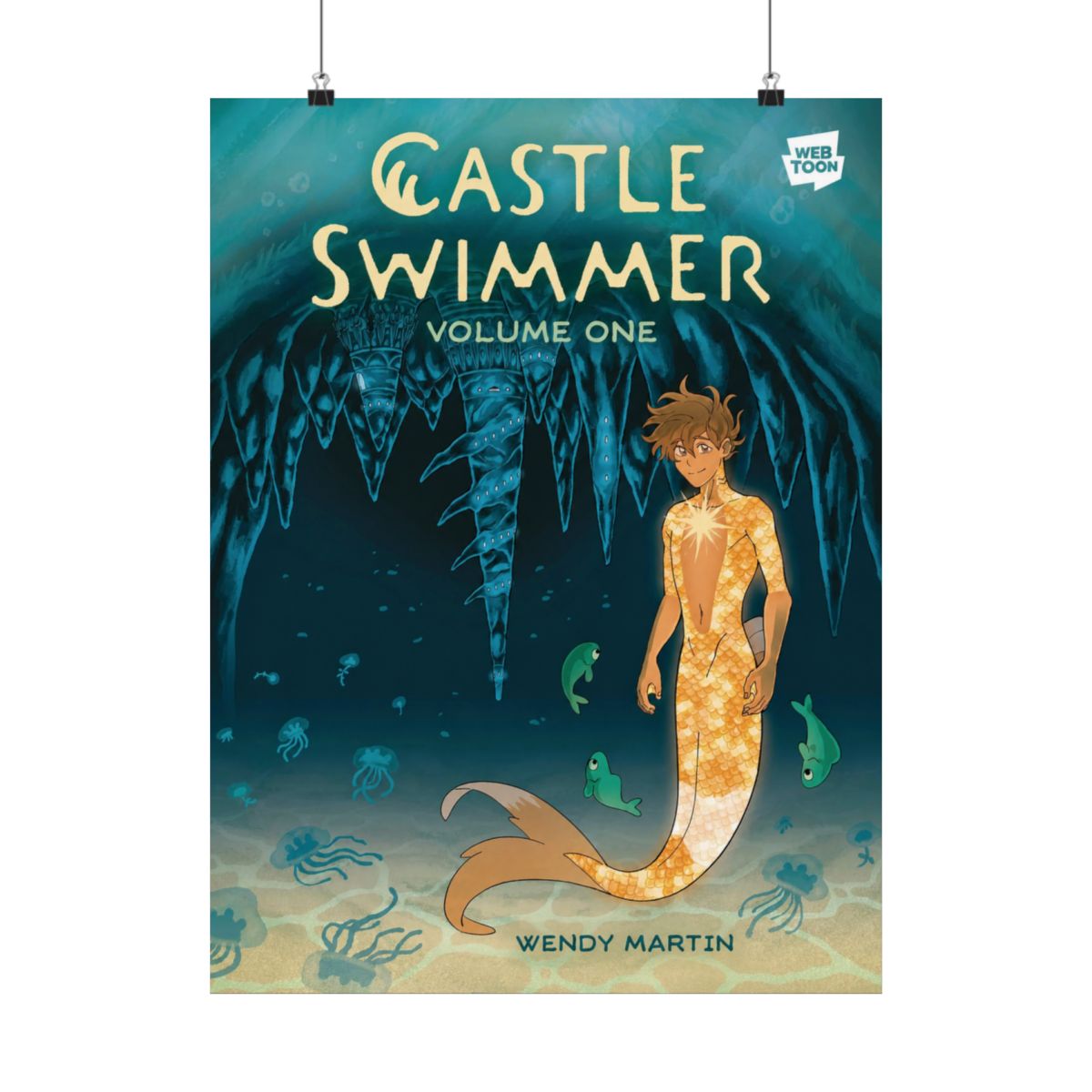 CASTLE SWIMMER GN VOL 01 Plus Bonus Artist Print - alternate angle 1, merchandise