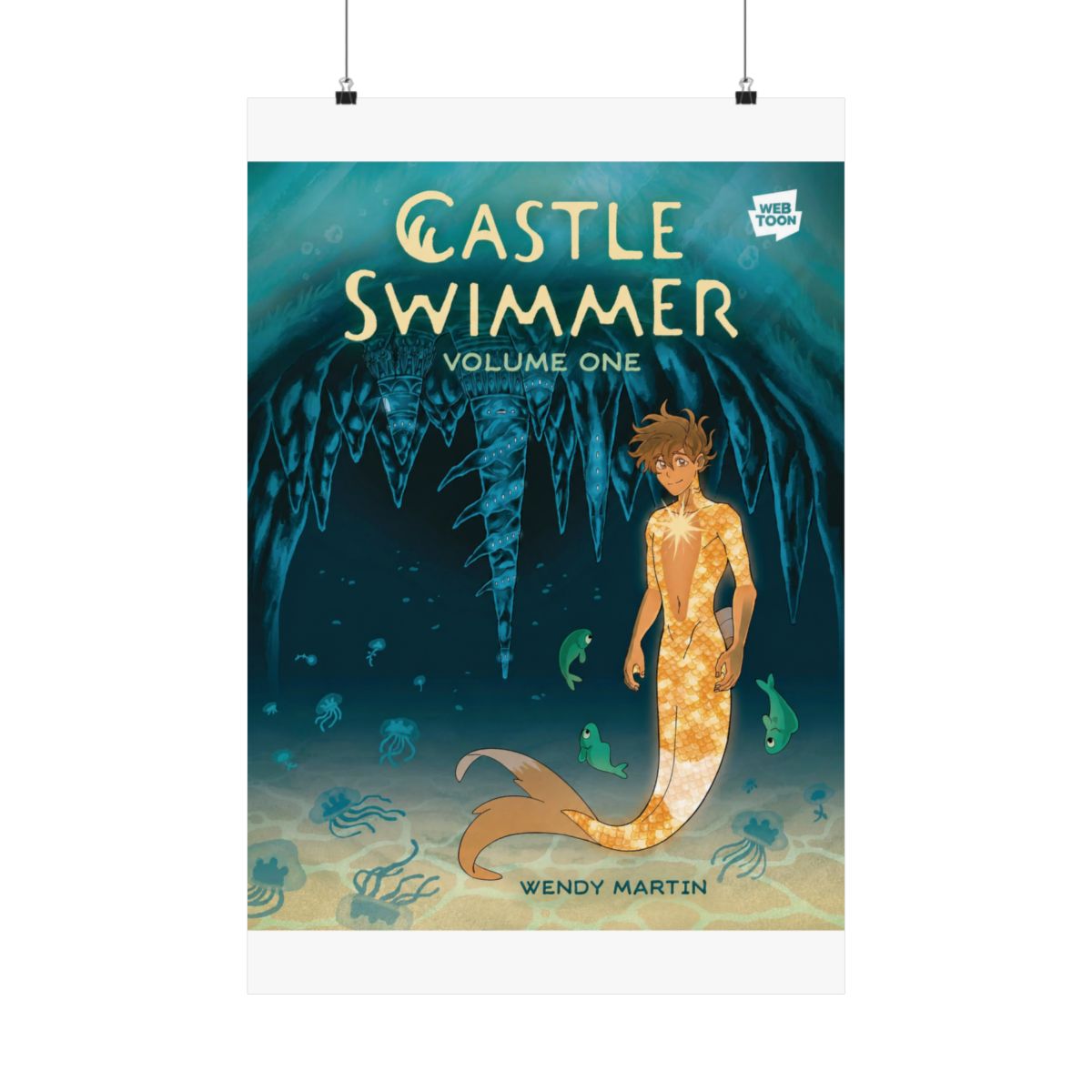 CASTLE SWIMMER GN VOL 01 Plus Bonus Artist Print - Official Creator merchandise